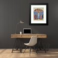 thumbnail image 4 of JOHANN ANTON RAMBOUX 20x24 Black Modern Framed Museum Art Print Titled - Christ on the Cross in the Church of S. Domenico in Arezzo, 4 of 5