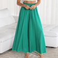 thumbnail image 4 of Women Oversized Pants Solid Color Ladies Casual Pants Boho Style Vacation Outfit, 4 of 6