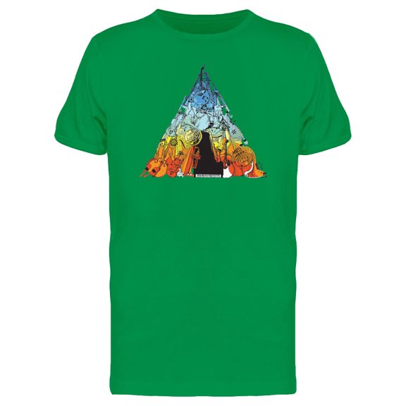 Music Instruments Triangle Art Tee Men's -Image by Shutterstock