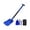 bleu, variante sur Pelle à Neige Télescopique Pelle Utilitaire de Sport Pelle de Camping Rétractable Outil de Déneigement