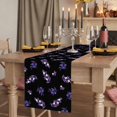 thumbnail image 2 of Table Runners 72 Inches Long Dress Scarves, Purple Olive Fruits Farmhouse Kitchen/Dining Table Runner, Coffee Tablerunners, Spring Farm Branches Leaves Plants Black 16x72 Inch, 2 of 9