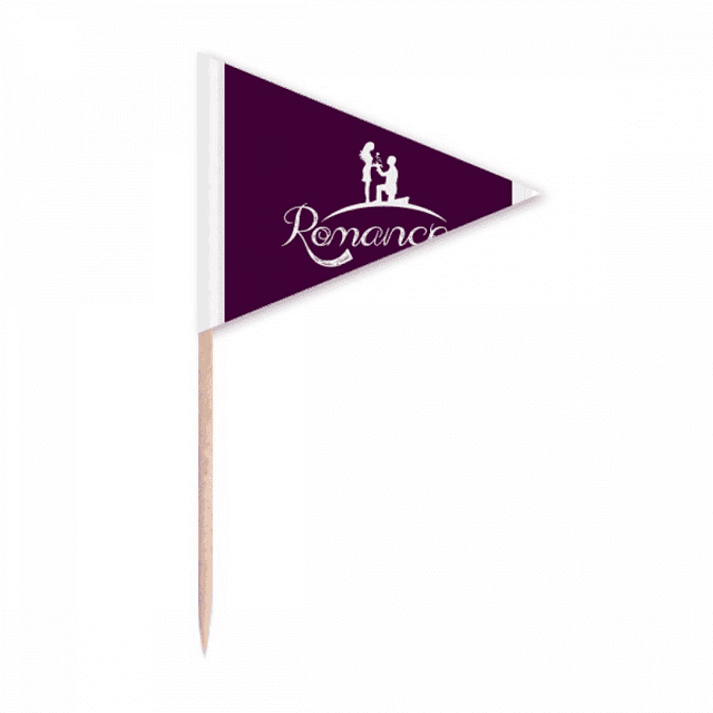 Culture de la Langue Anglaise Bon Sens Cure-Dents Triangle Toppers de Cupcake Drapeau