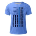 thumbnail image 3 of Camisetas de Manga Larga para Hombres Imprimir Casual Cuello Redondo Camiseta de Manga Corta, Camisetas de Manga Larga para Hombres Algodón, 3 of 4