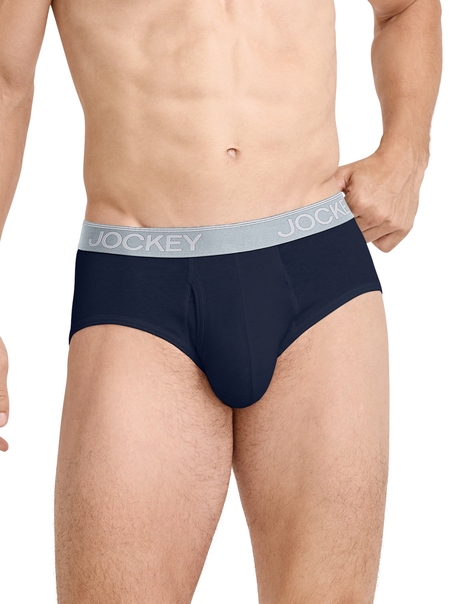 Jockey Essentials 4 pack cotton blend men's brief