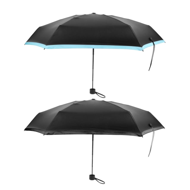 Protección Parasol Viaje Portátil Mini Light 5 Plegable Azul+Protección Parasol Viaje Portátil Mini Light 5 Plegable Negro Gloria none