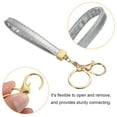 thumbnail image 4 of Uxcell Wrist Lanyard for Key, Wristlet Strap Keychain Hand Wrist Lanyards Silver, 4 of 5