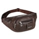 thumbnail image 2 of Bolso bandolera para hombre Bolsos cruzados duraderos de PU para deportes de ciclismo (marrón oscuro) Ndcxsfigh Para Estrenar, 2 of 9