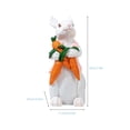 thumbnail image 3 of Hbdhejl 14 Inch Factory Country Rabbit Personalized Plush Shelf Sitting Colorful Easter Stuffed Bunny With Carrot Decor, 3 of 4
