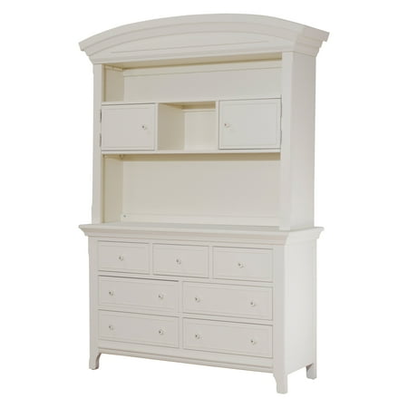 Lusso Nursery Ravena Double Dresser With Hutch Walmart Com