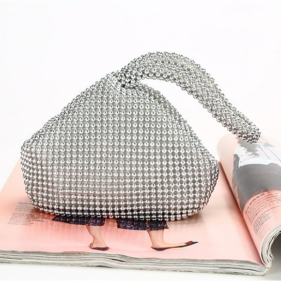 Up to 65% off Women New Aluminum Beads Evening Handbag Evening Bag Clutch Bags