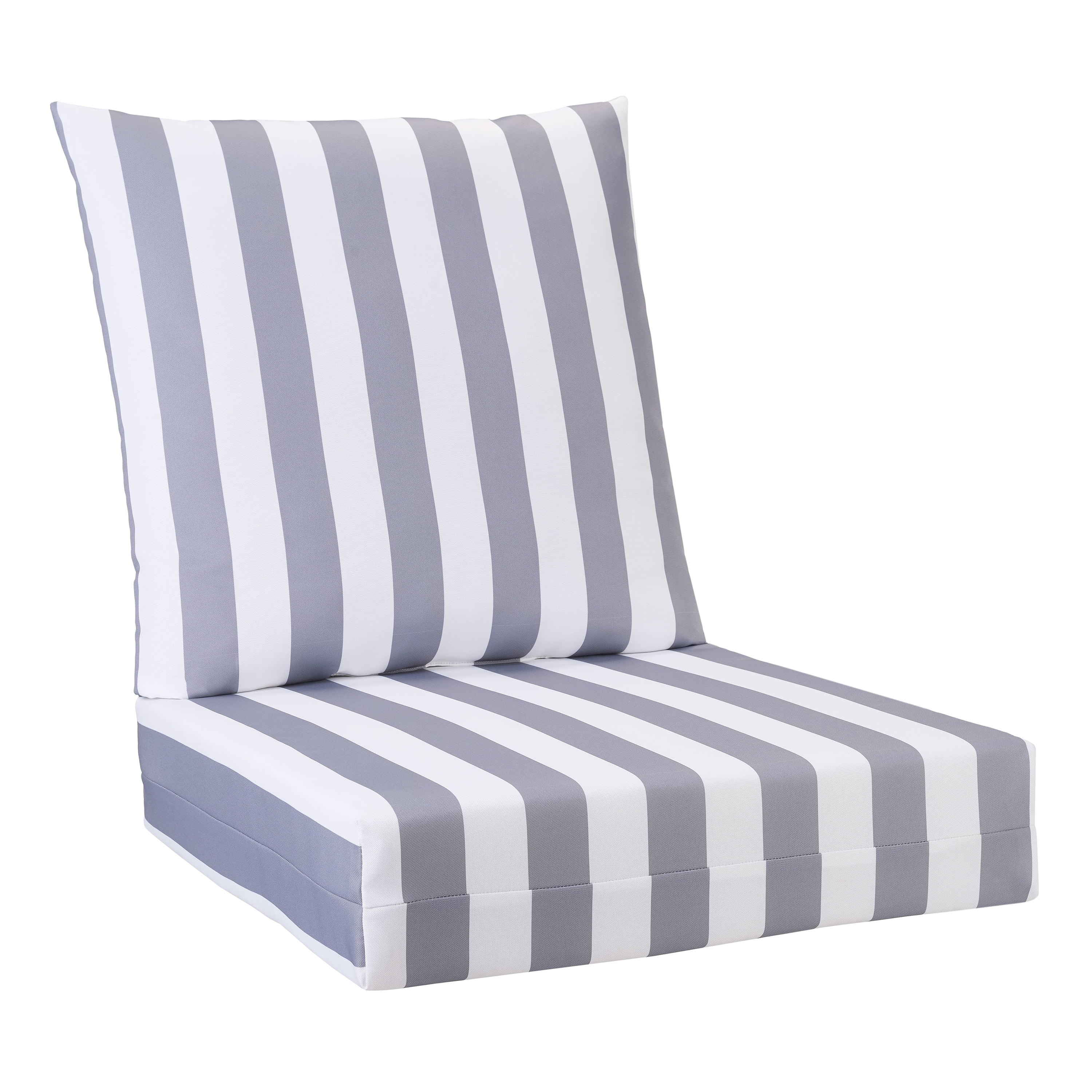 black and white cabana stripe outdoor cushions