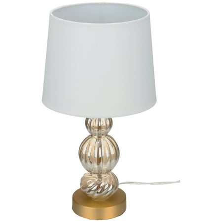 Yellow Oil Lamp - Better Homes and Gardens Textured Stacked Gold Finish Table Lamp