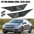thumbnail image 2 of Smoked Side Marker Lamp Turn Signal Light Led Bulbs for Honda for Civic 2016-21, 2 of 9