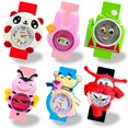 thumbnail image 2 of Reloj de dibujos animados de Panda y leopardo para niños y niñas, correa de silicona de Color, bonitos relojes de cuarzo para niños, reloj de estudiante con esfera de conejo Gao Jinjia LED, 2 of 2