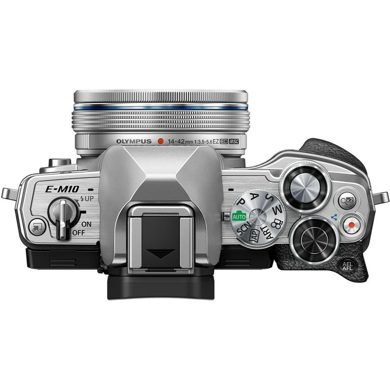 Olympus OM-D E-M10 IV Camera & 14-42mm EZ Lens Kit with