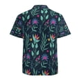 thumbnail image 3 of High Quality Hawaiian Shirts for Men Short Sleeve Aloha Beach Shirt Floral Summer Casual Button Down Shirts Blouses VECQSE, 3 of 7