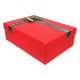 thumbnail image 5 of Christmas Gift Wrapping Box for Storage Use with Ribbon Red Paper Paperboard, 5 of 5