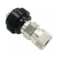 thumbnail image 3 of Paintball Pcp Coil Remote Hose Stainless Steel Slide Check with Quick Disconnect, 3 of 8