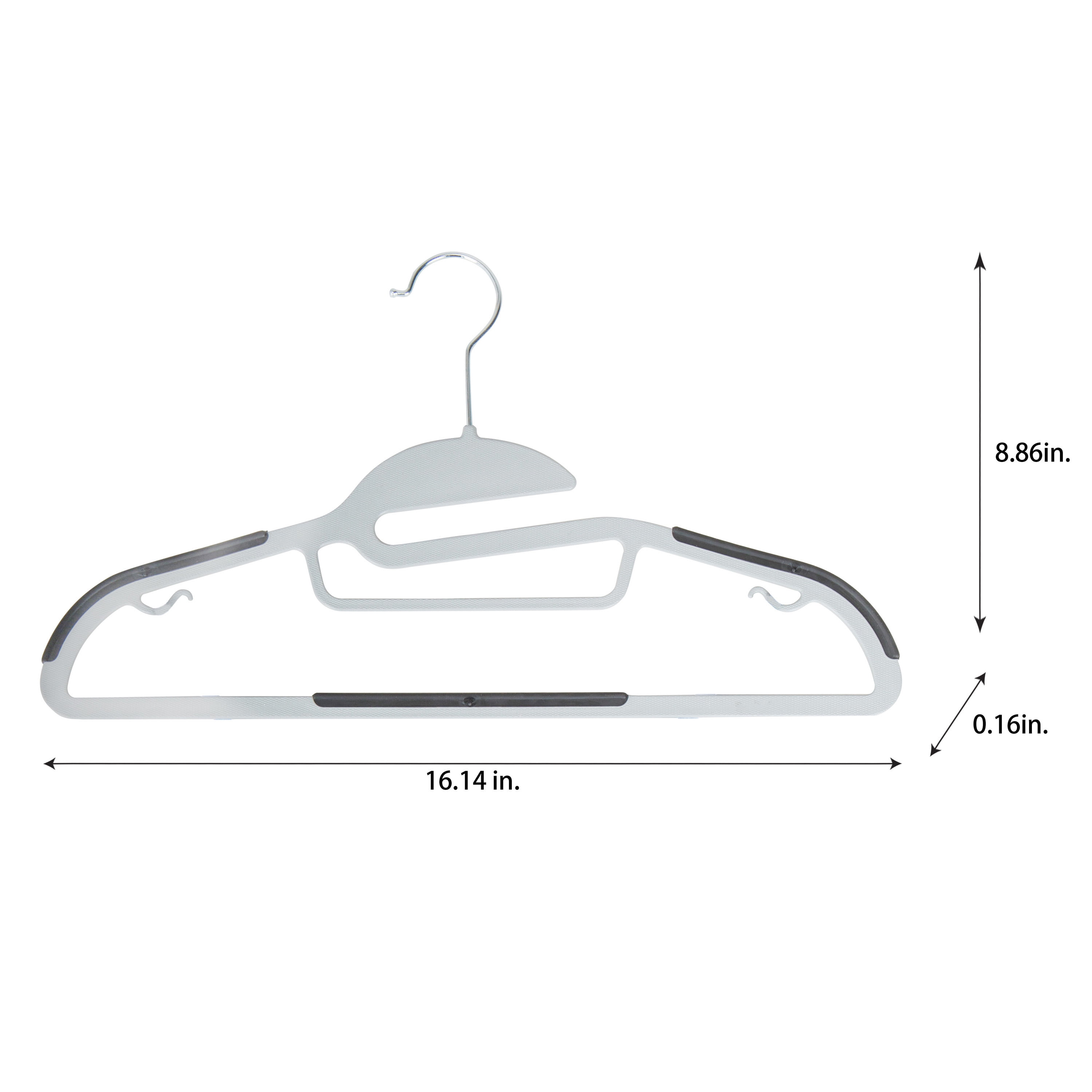 Simplify 64 Pack Ultimate Hanger in White