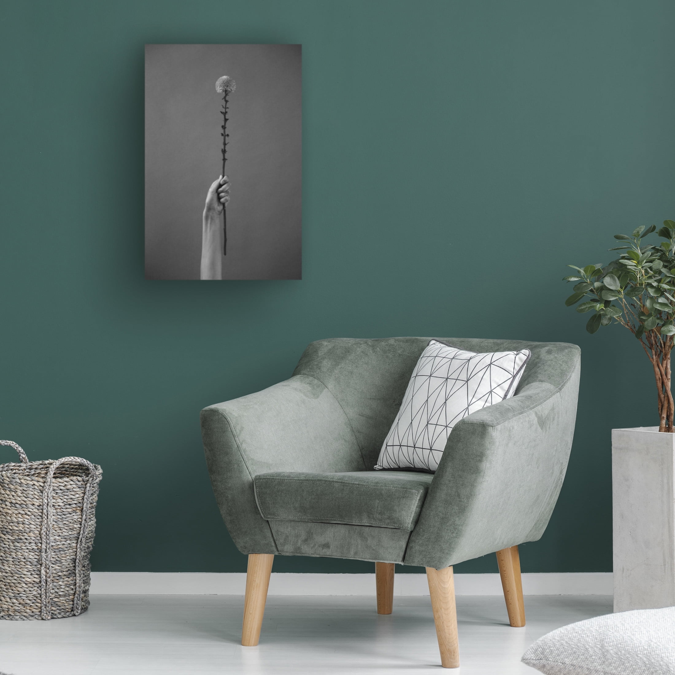 Trademark Fine Art Antonida Frolova Golden Daisy Canvas Wall Art