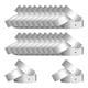 thumbnail image 3 of 100 pulseras autoadhesivas con nombre e identificación para eventos y conciertos. Plata, 3 of 9