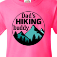 thumbnail image 4 of Inktastic Dad's Hiking Buddy with Mountains and Trees Youth T-Shirt, 4 of 5