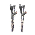 thumbnail image 1 of PEPE Mobility - Muletas plegables para adultos (2 unidades, puño abierto), coloridas, plegables, de aluminio, ajustables, 1 of 5