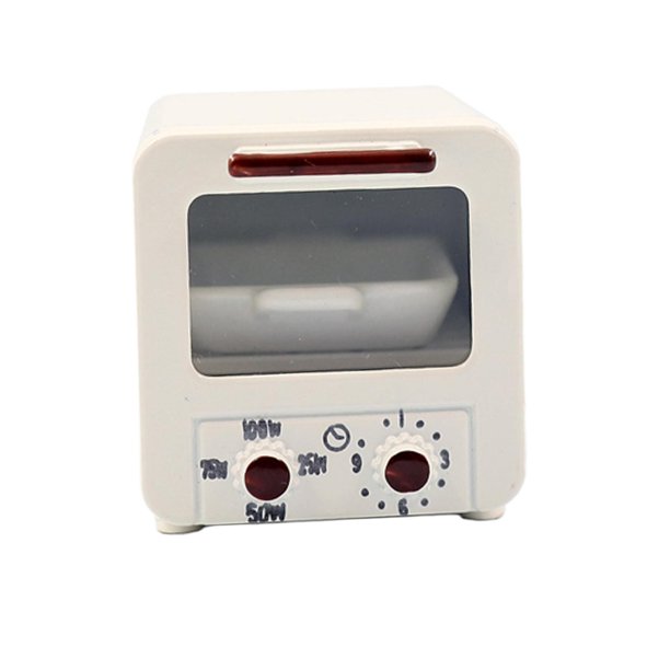 1/12 niatura ni Horno de croondas Decoración de Blanco Sunnimix horno de microondas de casa de muñecas