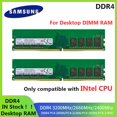 thumbnail image 1 of DDR4 Memoria DIMM Desktop RAM For INtelCPU 4GB 8GB 16GB 3200MHz 2400MHz 2666MHz 288 Pins Desktop Memory INtelCPU PC4 RAM 2X8GB 2400MHz, 1 of 5