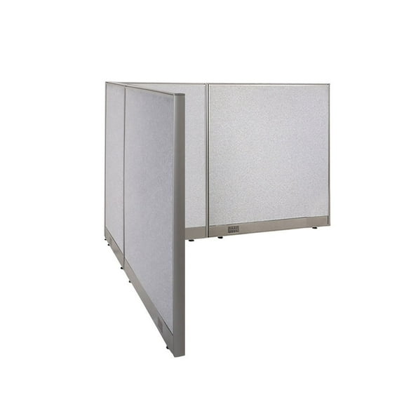 GOF L-Shaped Freestanding Office Partition, Privacy Screen, Room Divider (78"D x 78"W x 48"H)