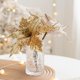 thumbnail image 4 of Flor de Navidad de simulación dorada Flor decorativa para árbol de Navidad 20 cm Terciopelo con lentejuelas Ecoration, 4 of 4