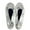 Silver, variant on Women's Foldable Ballet Flats Portable Slip-On Shoes (Silver XL)