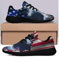 thumbnail image 3 of American flag Jesus Cool Jesus Shoes Sneakers Black Size 4.5, 3 of 7