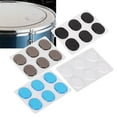 thumbnail image 3 of HLONK 4 Sets Drum Dampener Silicone Damping Control Pad Silencer Instrument Accessory Kit, 3 of 5