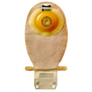 SenSura EasiClose Filtered Ostomy Pouch, One-Piece System, 11.5 Inch Length, Maxi, 5/8 to 1-3/4 Inch Stoma, Drainable, Opaque, 10 Count