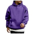 thumbnail image 2 of Men'S Sweatshirts Mens Hoodies Mens Casual Hooded Collar Drawstring Hoodies Pullover Sweatshirts Casual Long Sleeve Shirts With Pockets, 2 of 6