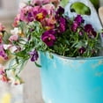 thumbnail image 4 of Blue Metal Basket Tool Organizer Flower Garden, 4 of 6