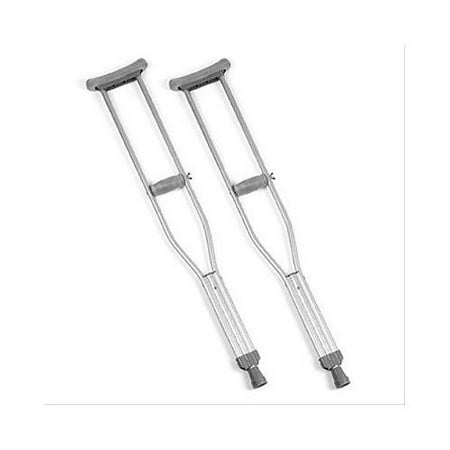 Medline Guardian Forearm Crutches 5 ft 10" to 6 ft 6" H Tall Adult G05160