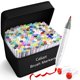 thumbnail image 1 of Caliart Marcadores de Alcohol de 180 Colores Punta Doble Pincel y Fina, 1 of 6