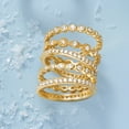 thumbnail image 6 of Ross-Simons 2.50 ct. t.w. CZ Jewelry Set: 5 Eternity Bands in 18kt Gold Over Sterling, Women's, Adult, 6 of 7