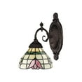 thumbnail image 1 of Mix-N-Match 1-Light Sconce In Tiffany Bronze, 1 of 1