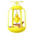 thumbnail image 1 of Juguete para mascotas, jaula para pájaros con sonido, vaso para gatos, juguete para gatos, amarillo, 1 of 5
