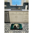 thumbnail image 3 of Halloween Scary Chow Chow Black Machine Washable Memory Foam Mat, 3 of 4