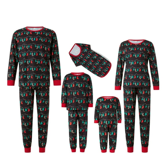 Pijamas navideños familiares a juego Fiomva. Pijamas navideños a juego para familias, adultos, adolescentes, niños y bebés.
