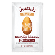 Justin's Classic Gluten-Free Almond Butter Squeeze Packs, 1.15 oz Plastic Pouch