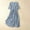 B197 Light Blue womens summer dresses clearance under $5, variant on Summer Xqxayjr Wedding Guest Dresses for Women Summer Under $5 Plus Size Button Up V Neck Short Sleeve Cotton Linen Drawstring Flowy Maxi Long Sundress Boho White Church Dress