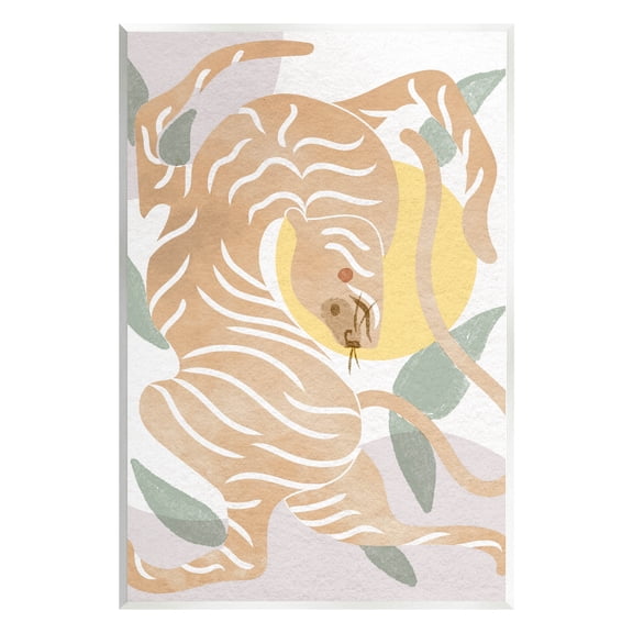 Abstract Tiger Geometric Pattern Animals & Insects Graphic Art Unframed Art Print Wall Art