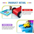 thumbnail image 4 of Juguete de pista de carreras Heirio Montessori para niños pequeños con 4 coches, 4 of 7