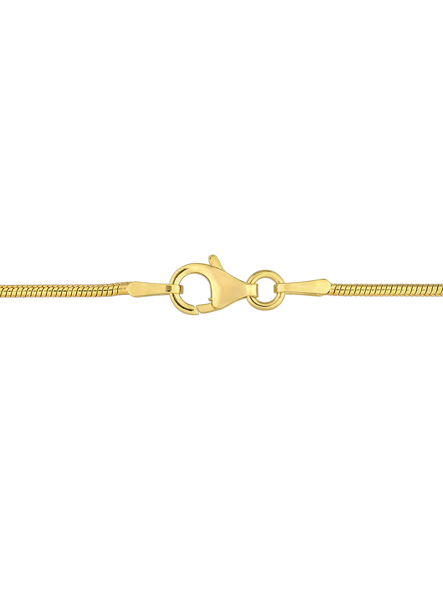 Sterling Silver Plated Snake Chain Bracelet-EMIDCHN1075SP