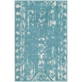 thumbnail image 3 of Contemporary Sling Collection Area Rug 2'7"x10' - Turquoise, 3 of 5